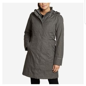 Girl On The Go Insulated Coat Dk Charcoal Heather